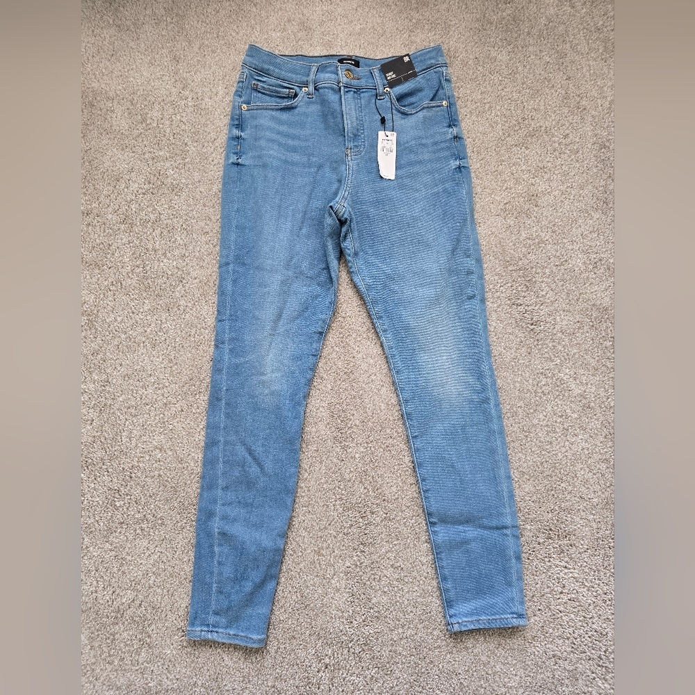 NWT Express Skinny Mid-Rise Blue Jeans Sz 8R